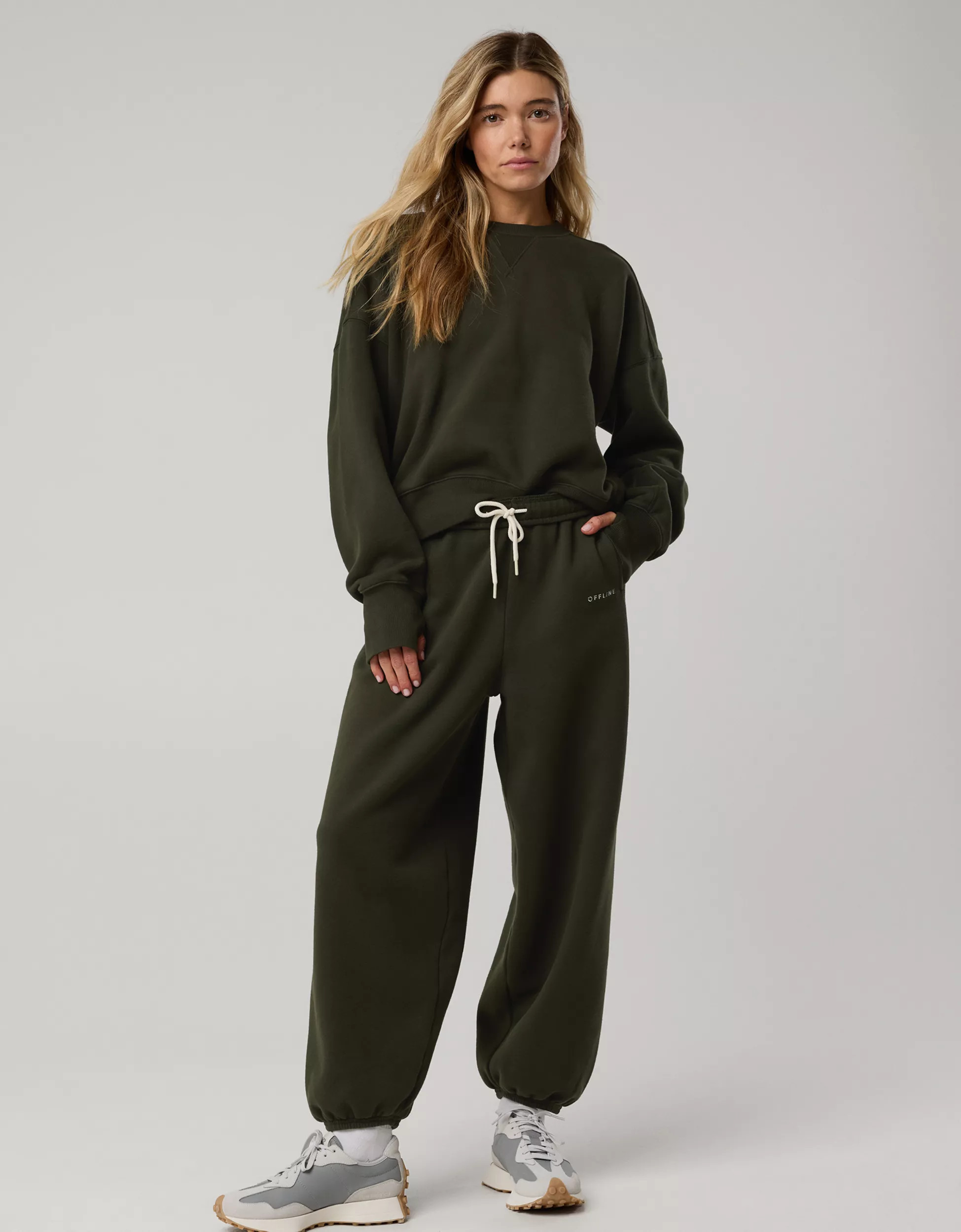 OFFLINE By Aerie Cloud Fleece Baggy Jogger | Aerie