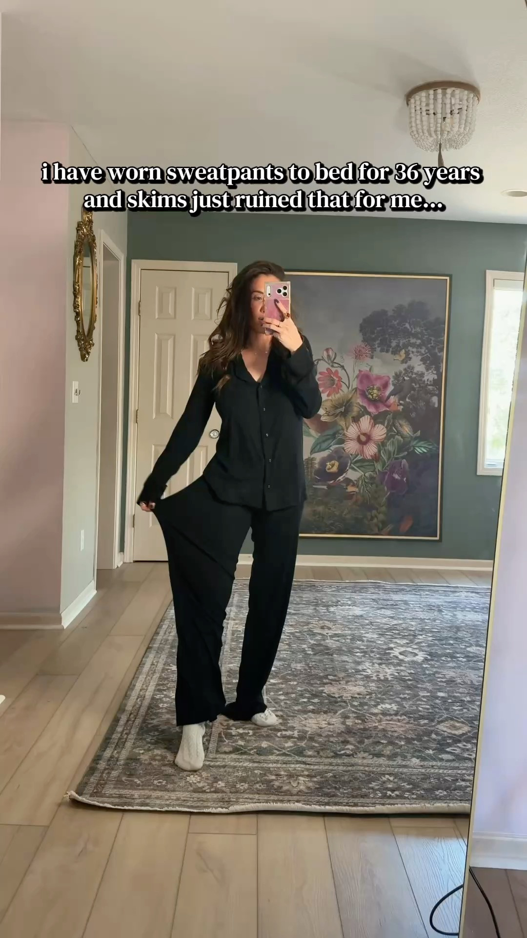 the skims soft lounge sleep set is so comfy and soft it doubles as a loungewear outfit — ultra soft modal ribbed fabric with slinky stretch that feels like a second skin. lightweight breathable classic button up top with chest pocket and matching pants in onyx. the pajama set you will never want to take off.

#skims #pajamas #loungewear #sleepwear #comfyoutfit

skims soft lounge sleep set onyx
softest comfiest pajama set that doubles as a loungewear outfit 2026

skims soft lounge sleep set onyx review ultra soft modal ribbed fabric

best pajama set that is soft enough to sleep in and stylish enough to wear out

lightweight breathable pajama set with slinky stretch for all day comfort

skims soft lounge sleep set the coziest pajama set you will never want to take off 

 #LTKootd