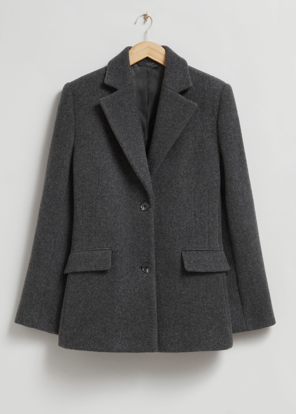 Oversized Wool Blazer - Grey | & Other Stories (EU + UK)