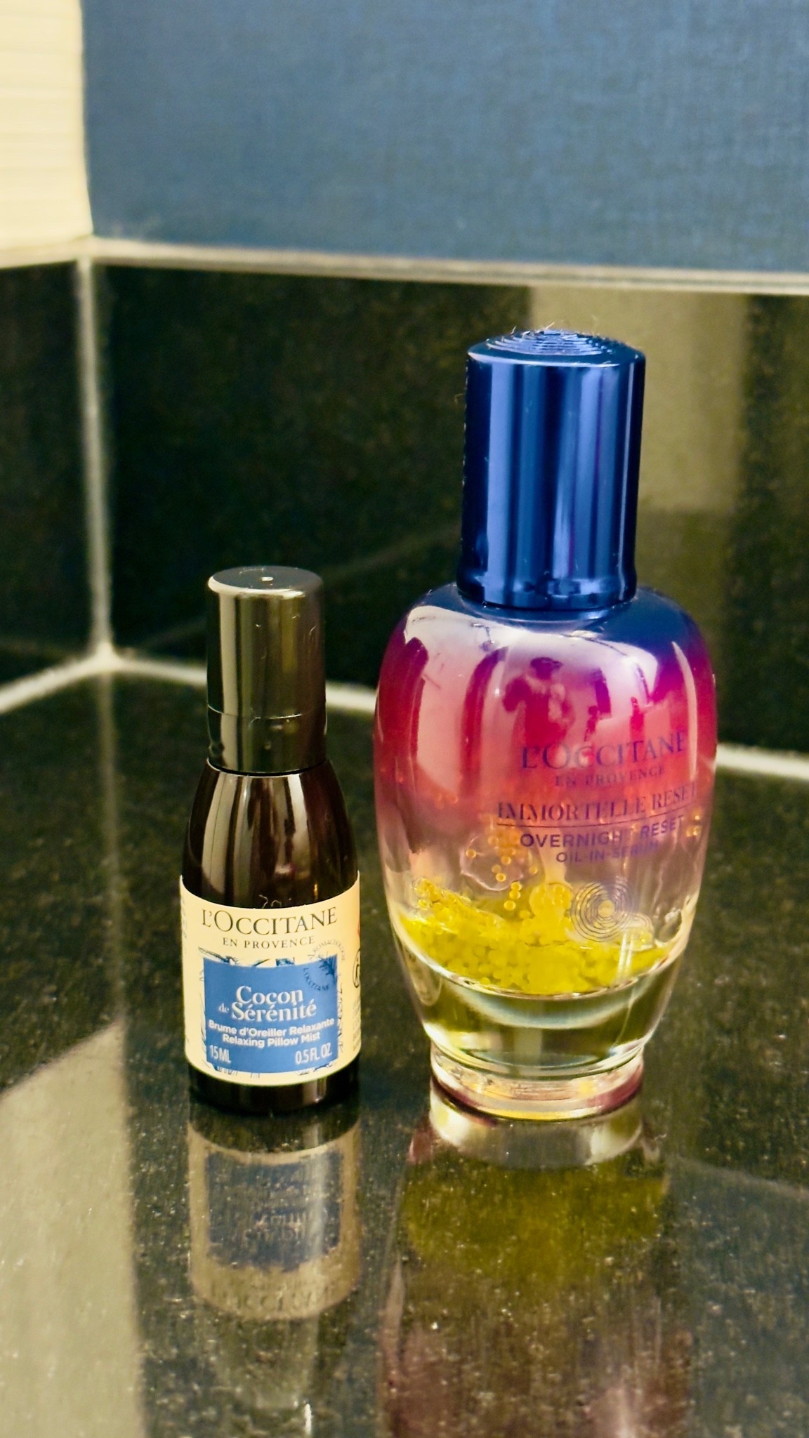 These two are a really good bedtime duo. I spray my pillow with the pillow mist after I’ve used the skin renewal from Loccitane and I wake up with a refreshed face after a peaceful night’s rest. 
Self care, travel essentials, beauty, summer skincare

#LTKBeauty #LTKTravel #LTKselfcare
