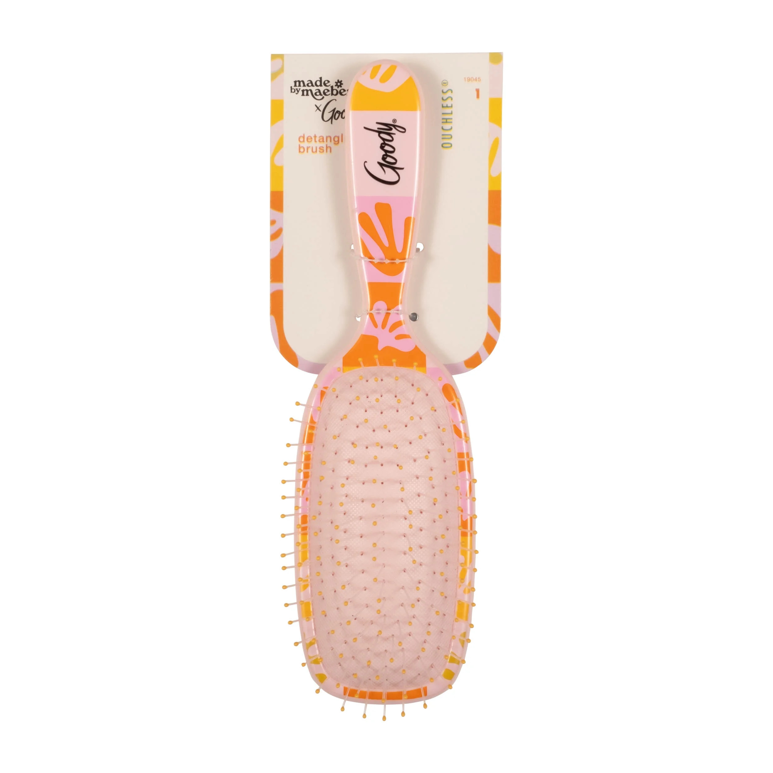Goody Tru x Maeberry Ouchless Cushion Detangler Brush, Tangle-Free Styling, All Hair Types, 1 Ct | Walmart (US)
