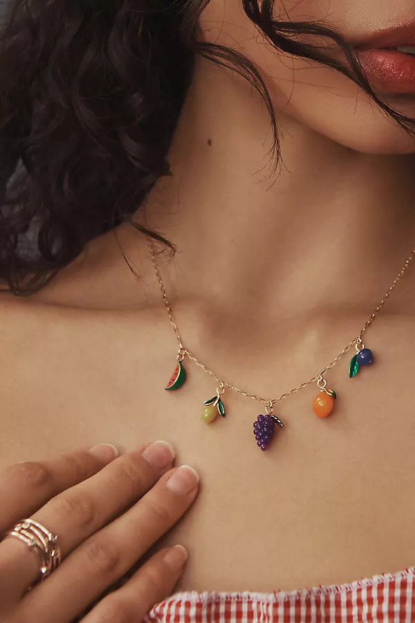 Fruit Charm Necklace | Anthropologie (US)