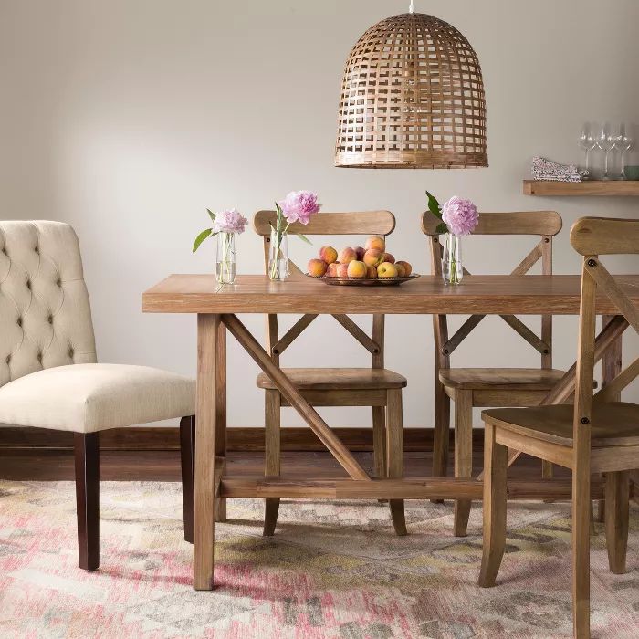 Wheaton Farmhouse Trestle Dining Table - Threshold™ | Target