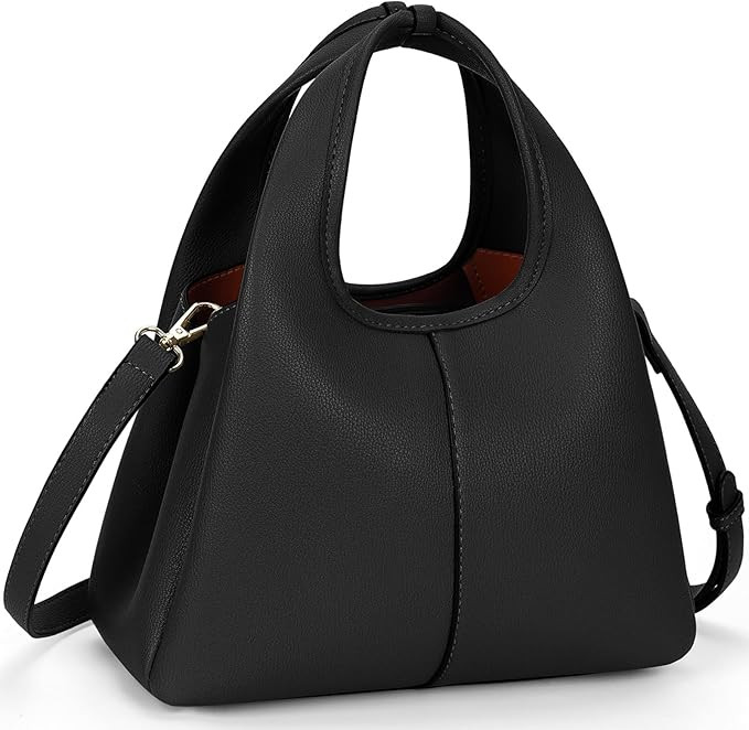 Women's Top Handle Handbag Small Satchel Bags Trendy Hobo Purse Crossbody Bag Faux Leather Should... | Amazon (US)