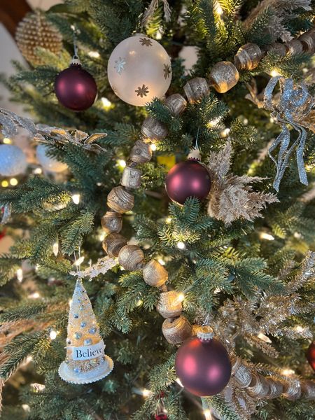 Christmas tree decor. Mustang velvet is the color do the dark or armaments 

#LTKHoliday #LTKSeasonal #LTKhome