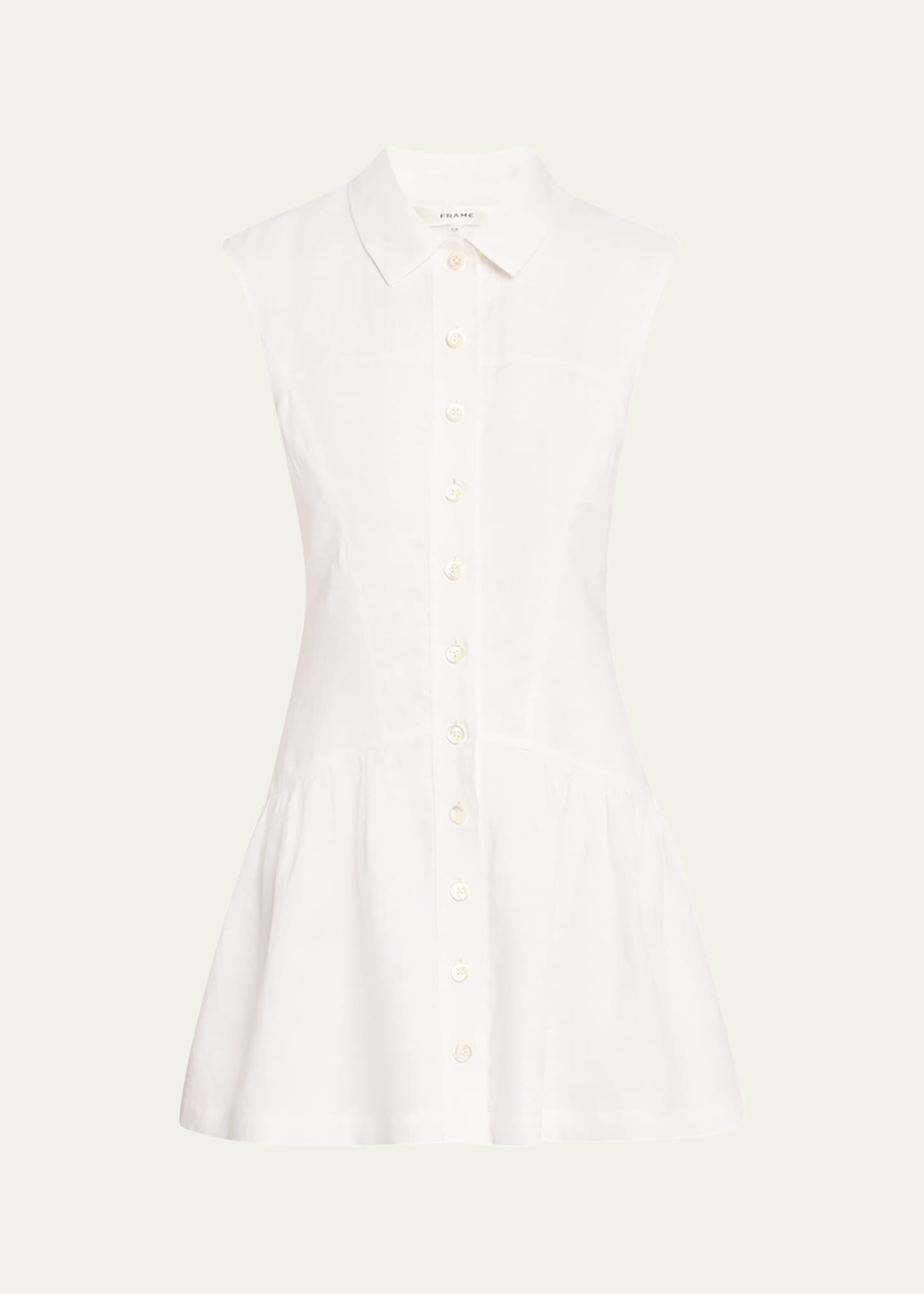 FRAME The Linen Day Dress | Bergdorf Goodman