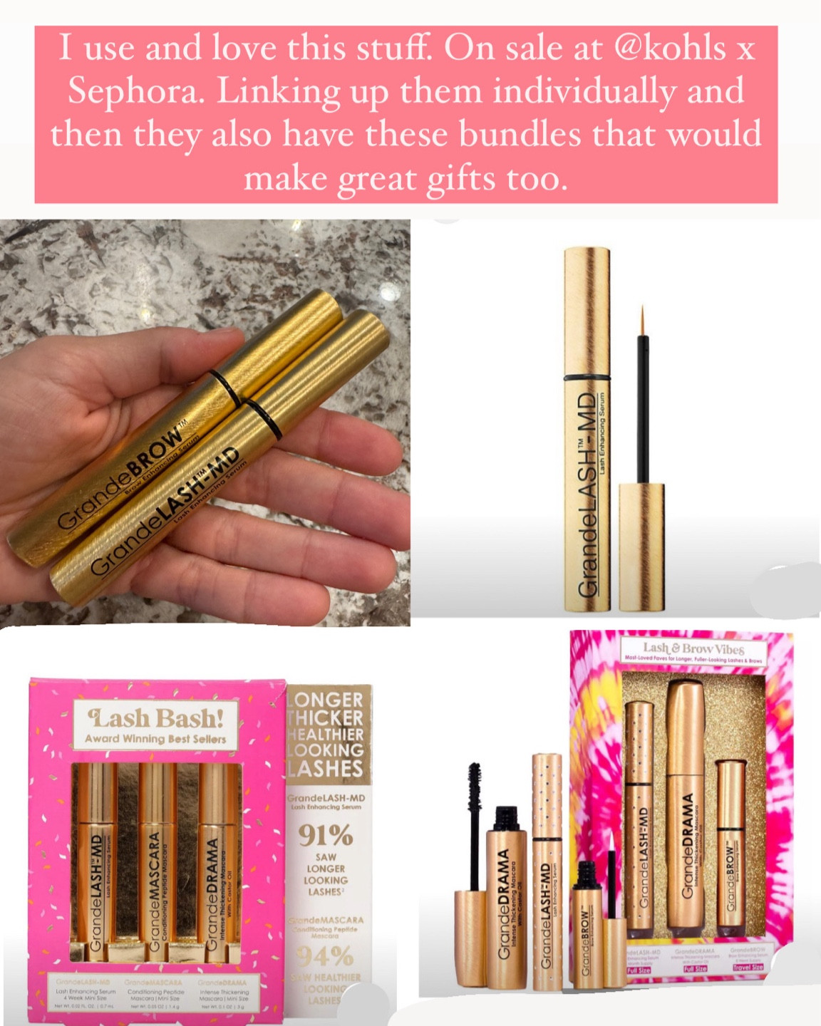 #kohlspartner Kohls x Sephora sale find that’s so good! I use and love this stuff. Has helped my lashes! Would make a perfect gift for the beauty lover #kohlsfinds @kohls they have a holiday savings event going where beauty insiders take 10% off and rouge members take 20% off + 30% off the Sephora collection 


#LTKSaleAlert #LTKGiftGuide #LTKHoliday