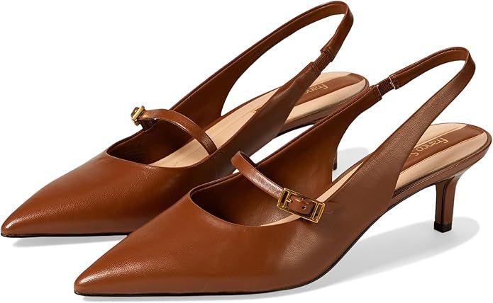 Franco Sarto Women's Khloe Pointed Toe Slingback Kitten Heel Pump | Amazon (US)