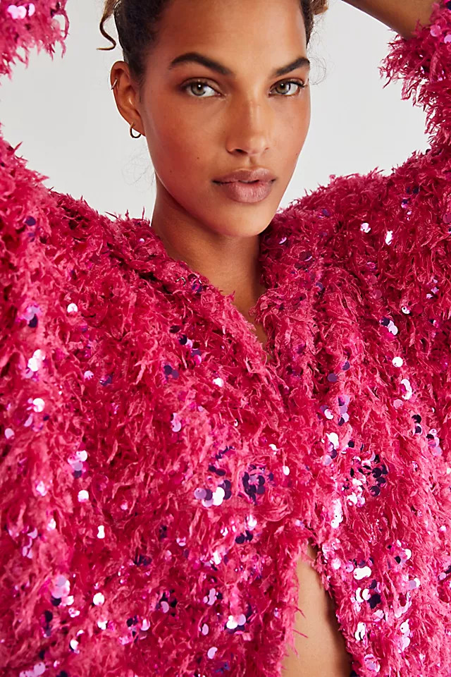 Camilla Sequin Feather Jacket | Free People (Global - UK&FR Excluded)