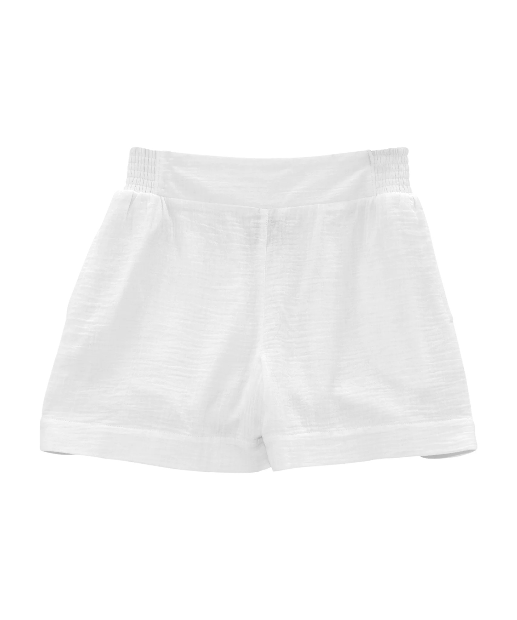 Supersoft Gauze Smocked Shorts | Echo New York