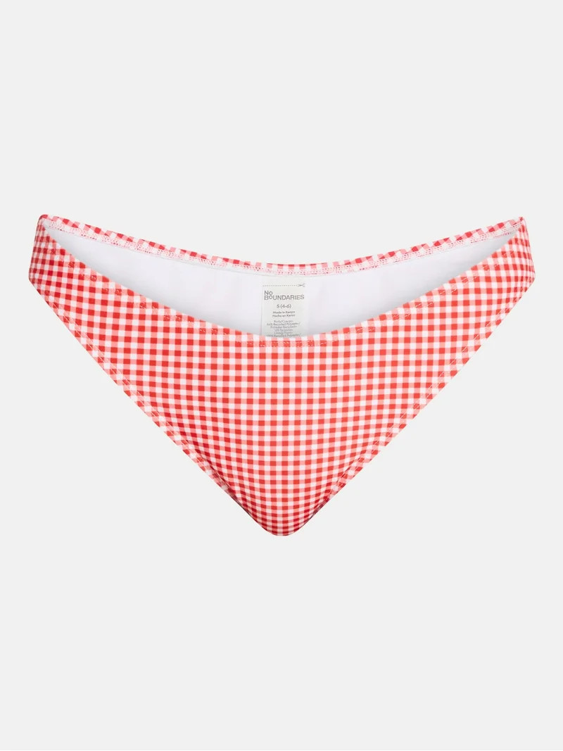 No Boundaries High Leg Bikini Bottoms, Women's XXS-XXL | Walmart (US)