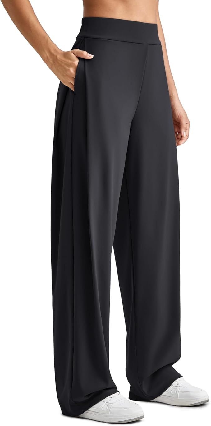 G4Free ShiftReady Wide Leg Work Pants for Women High Waist Yoga Dress Pants with Pockets Dressy C... | Amazon (US)