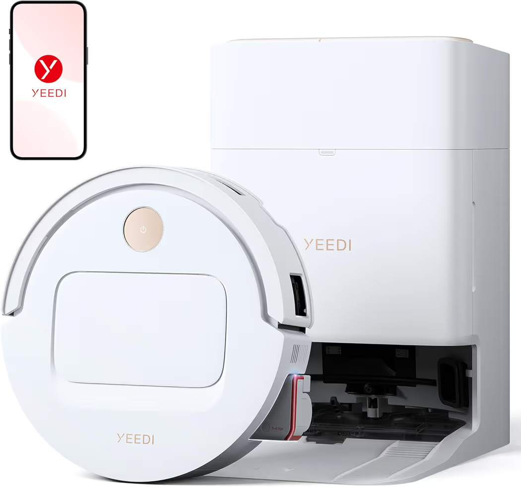 Yeedi M14 Plus Robot Vacuum and Mop with All-in-One Station, 18000Pa, OZMO Roller Instant Self-Wa... | Amazon (US)