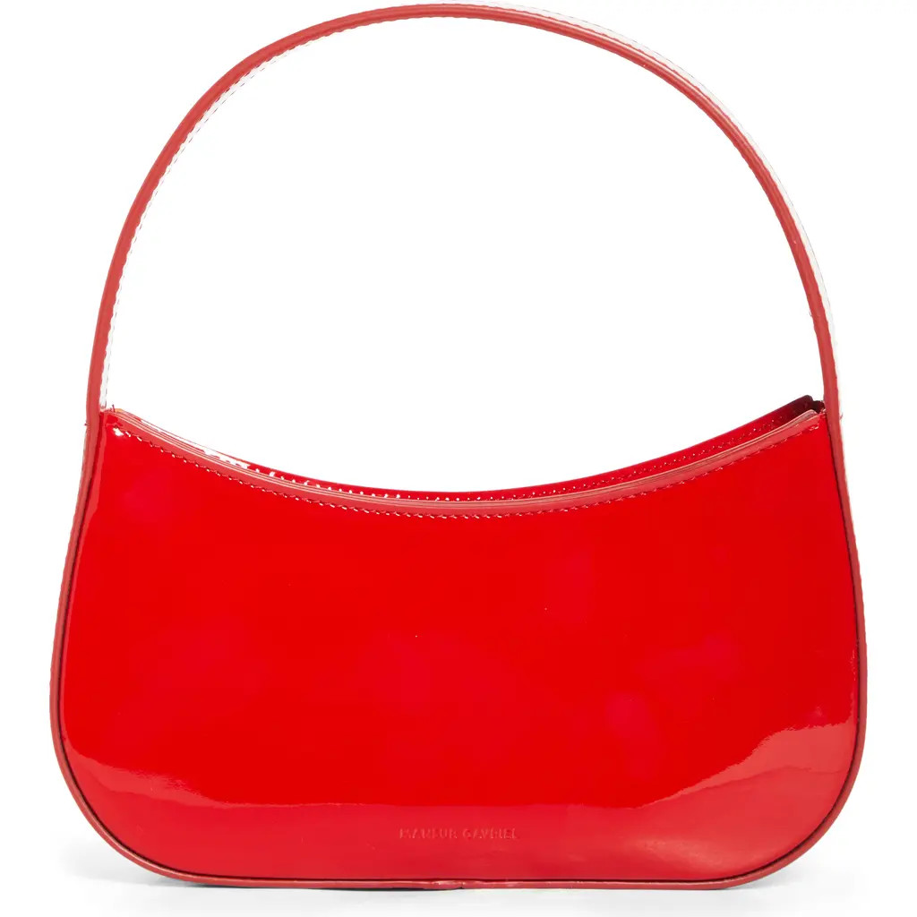 Mansur Gavriel Mini BonBon Patent Leather Shoulder Bag in Flamma at Nordstrom | Nordstrom