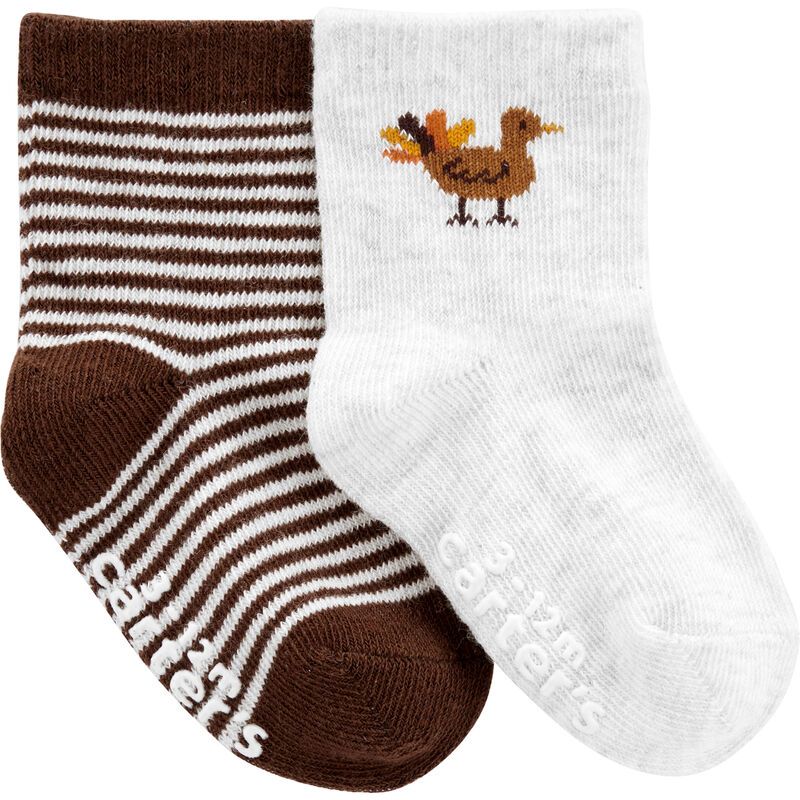 2-Piece Thanksgiving Socks | Carter's