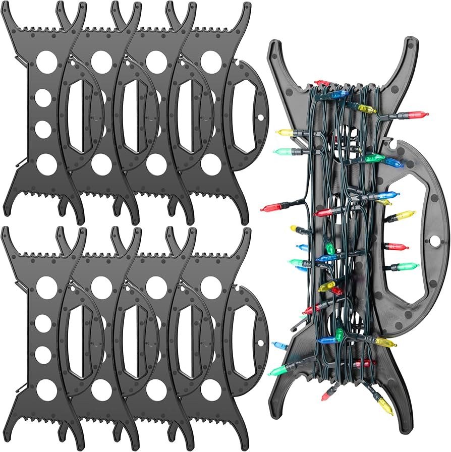 codree 8 PCS All Purpose Light Storage Holder-11.8Inch Christmas Light Cord Wind Up Storage Organ... | Amazon (US)