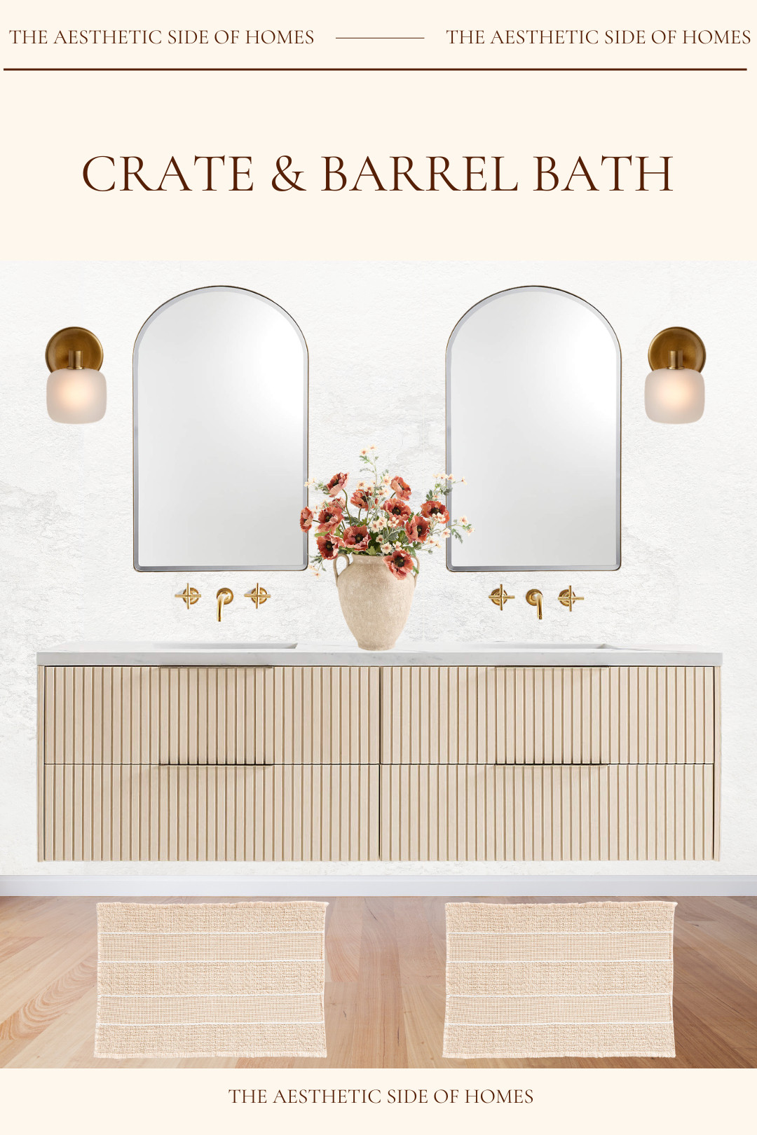 Adding these Crate & Barrel bathroom essentials is the easiest way to elevate your space and make it feel more refined. The warm wood tones and soft, organic textures create a calm, spa-like atmosphere that feels both timeless and curated 🤍 

 #LTKmorningroutine #LTKselfcare #LTKHome