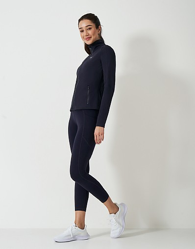 Women's 7/8 Activewear Leggings in Navy from Crew Clothing Company | Crew Clothing (UK)