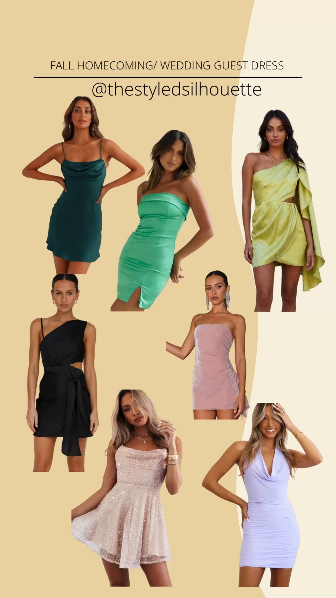 Homecoming// fall formal// wedding guest dress 2022 

#LTKstyletip #LTKSeasonal #LTKwedding