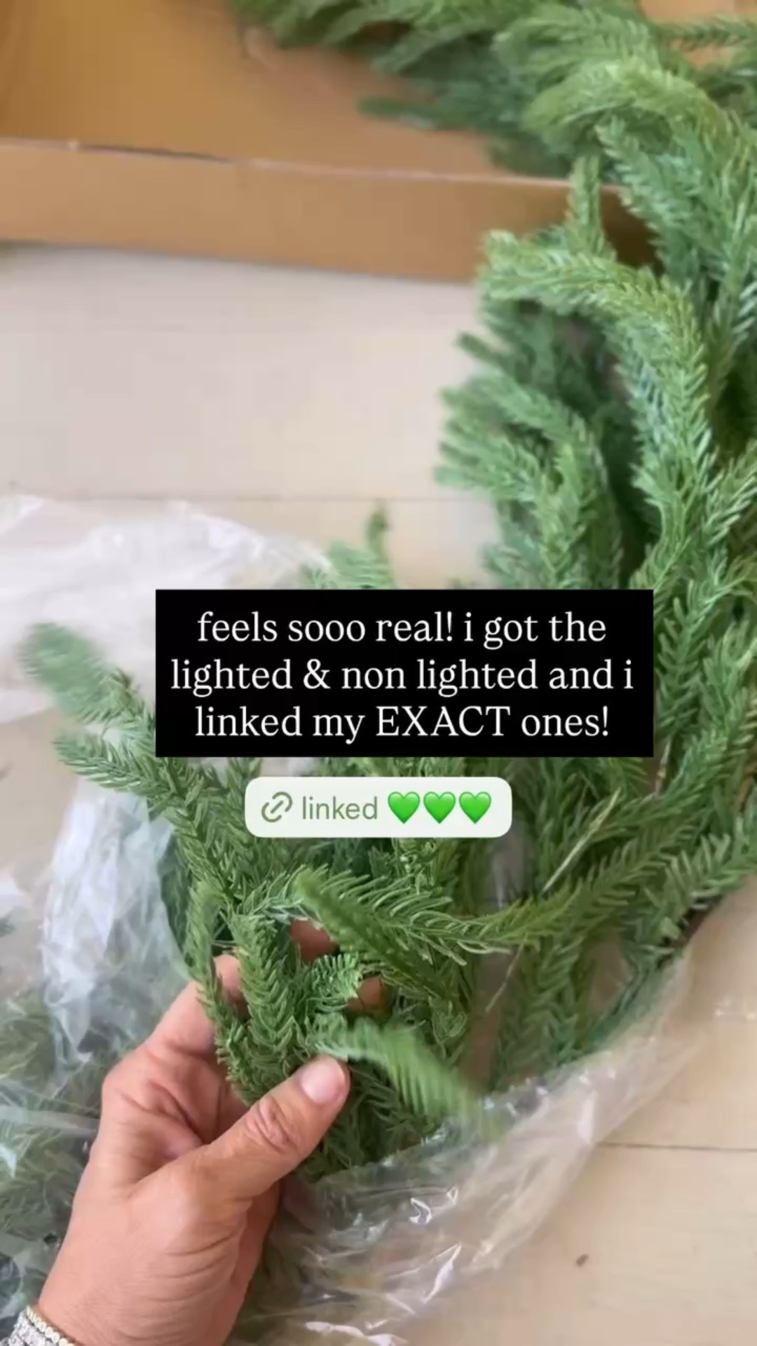 Looks so real!! This garland is perfection! From Amazon! 

#LTKHoliday #LTKFindsUnder50 #LTKHome