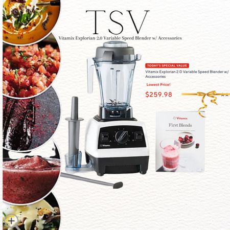 @vitamix is on TSV sale price @qvc! Shop today this incredible deal! 

Use code NewJanuary to save $20 off $40 for new customers 🙌✨✨

#ad #qvclove 