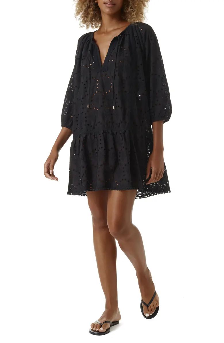 Ashley Eyelet Detail Cotton Cover-Up Tunic | Nordstrom