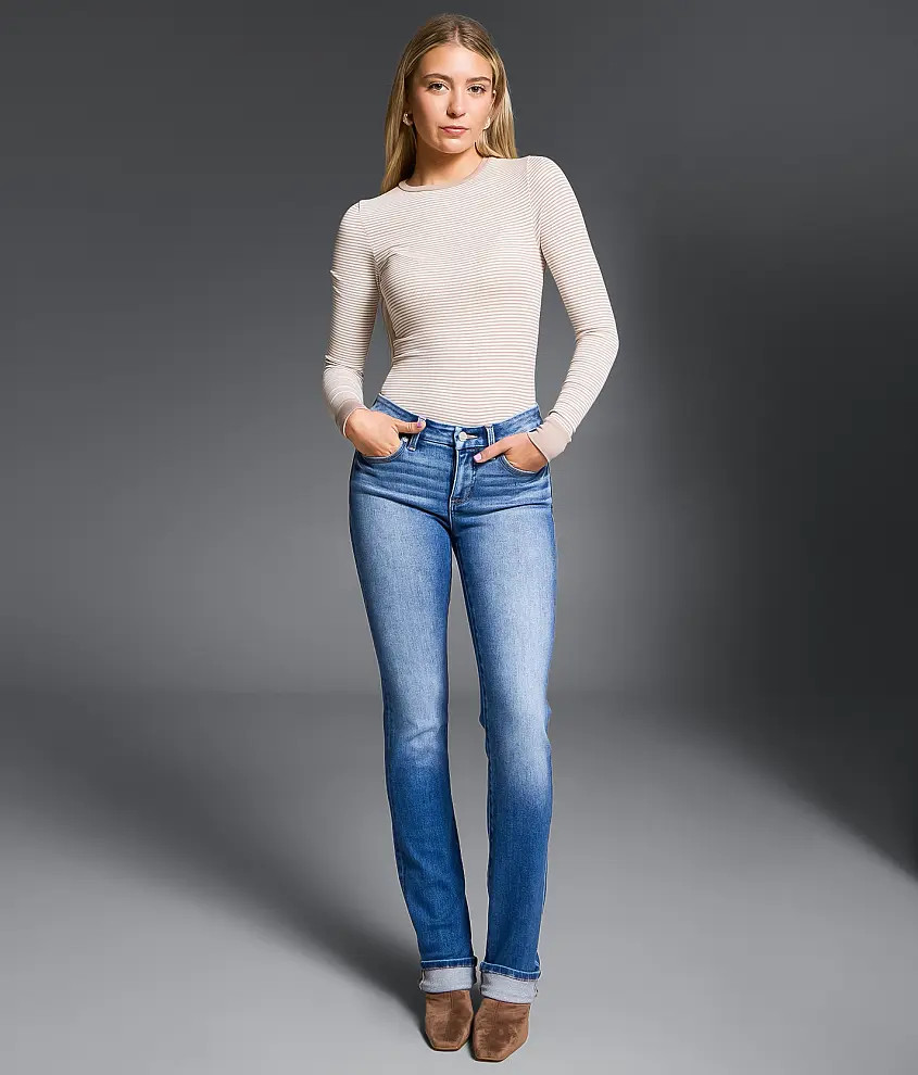 Fit No. 53 Straight Stretch Cuffed Jean | Buckle