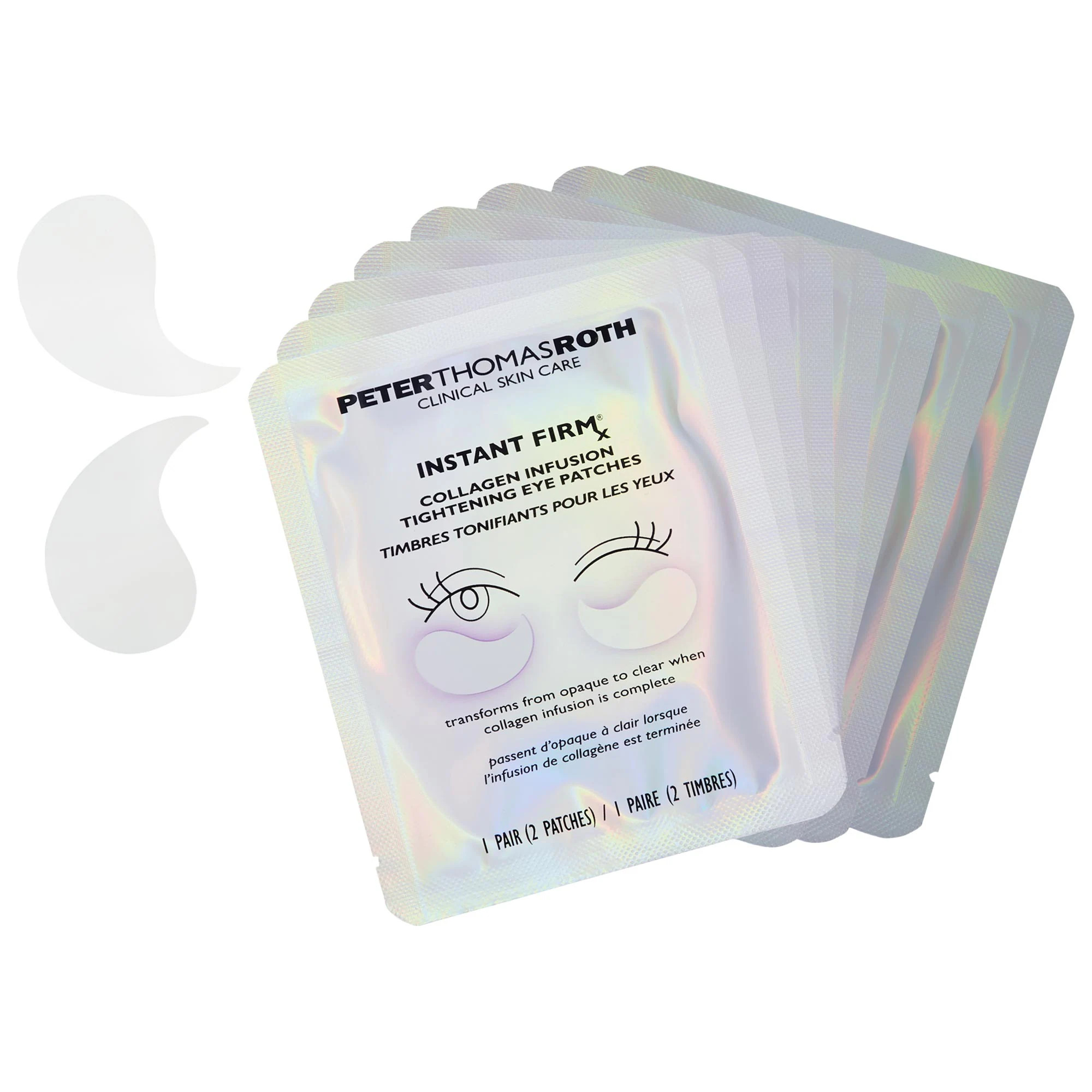 Peter Thomas Roth Instant FIRMx Collagen Infusion Tightening Eye Patches for Firming Under-Eye Bags & Wrinkles 16 patches/8 pairs | Sephora (US)