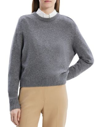 Theory Cashmere Cropped Sweater  | Bloomingdale's Women | Bloomingdale's (US)