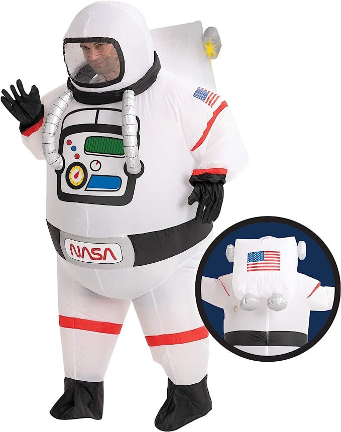 Spooktacular Creations Halloween Inflatable Costume Full Body NASA Astronaut Inflatable Costume w... | Amazon (US)
