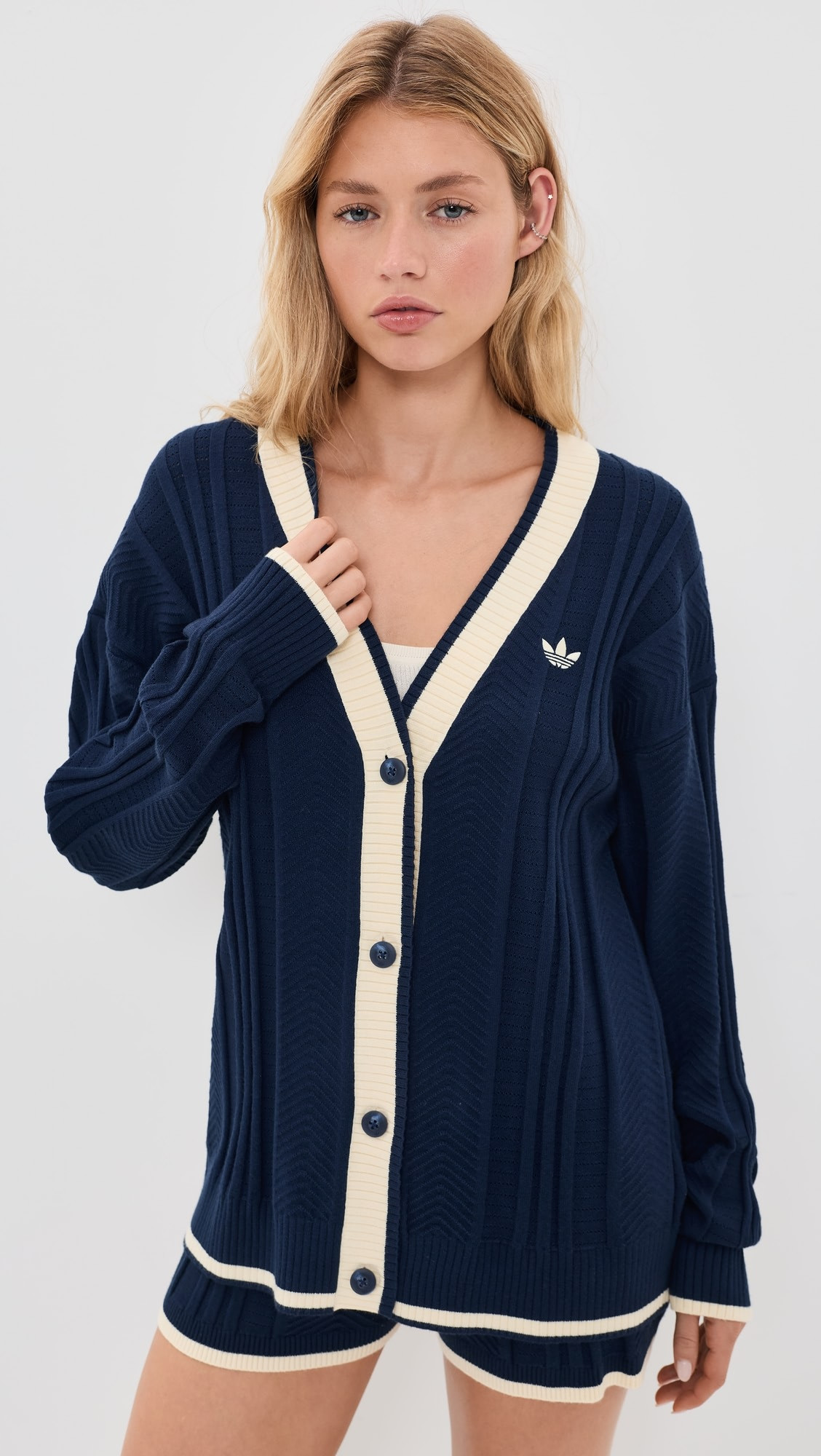 adidas Cable Knit Cardigan | Shopbop | Shopbop