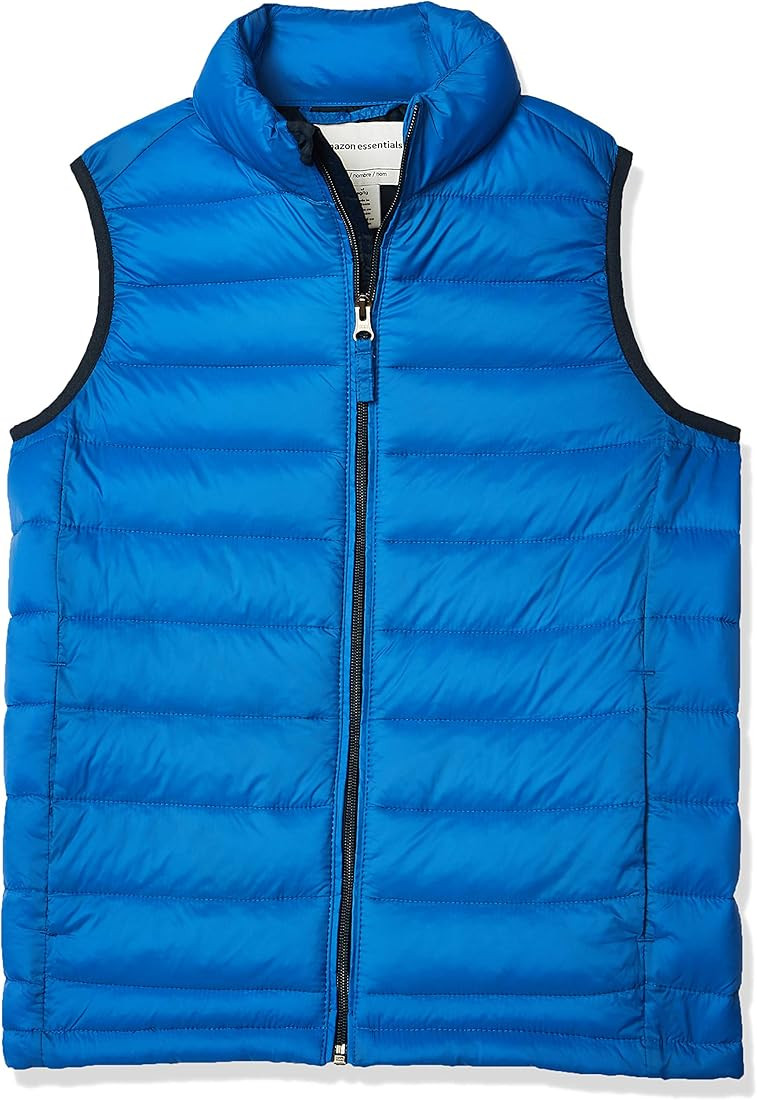 Amazon Essentials Boys and Toddlers' Lightweight Water-Resistant Packable Puffer Vest | Amazon (US)