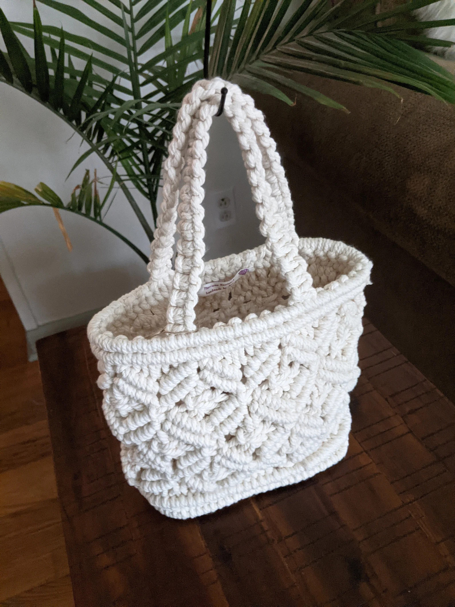 Macrame Handbag With Detailed Pattern - Etsy UK | Etsy (UK)