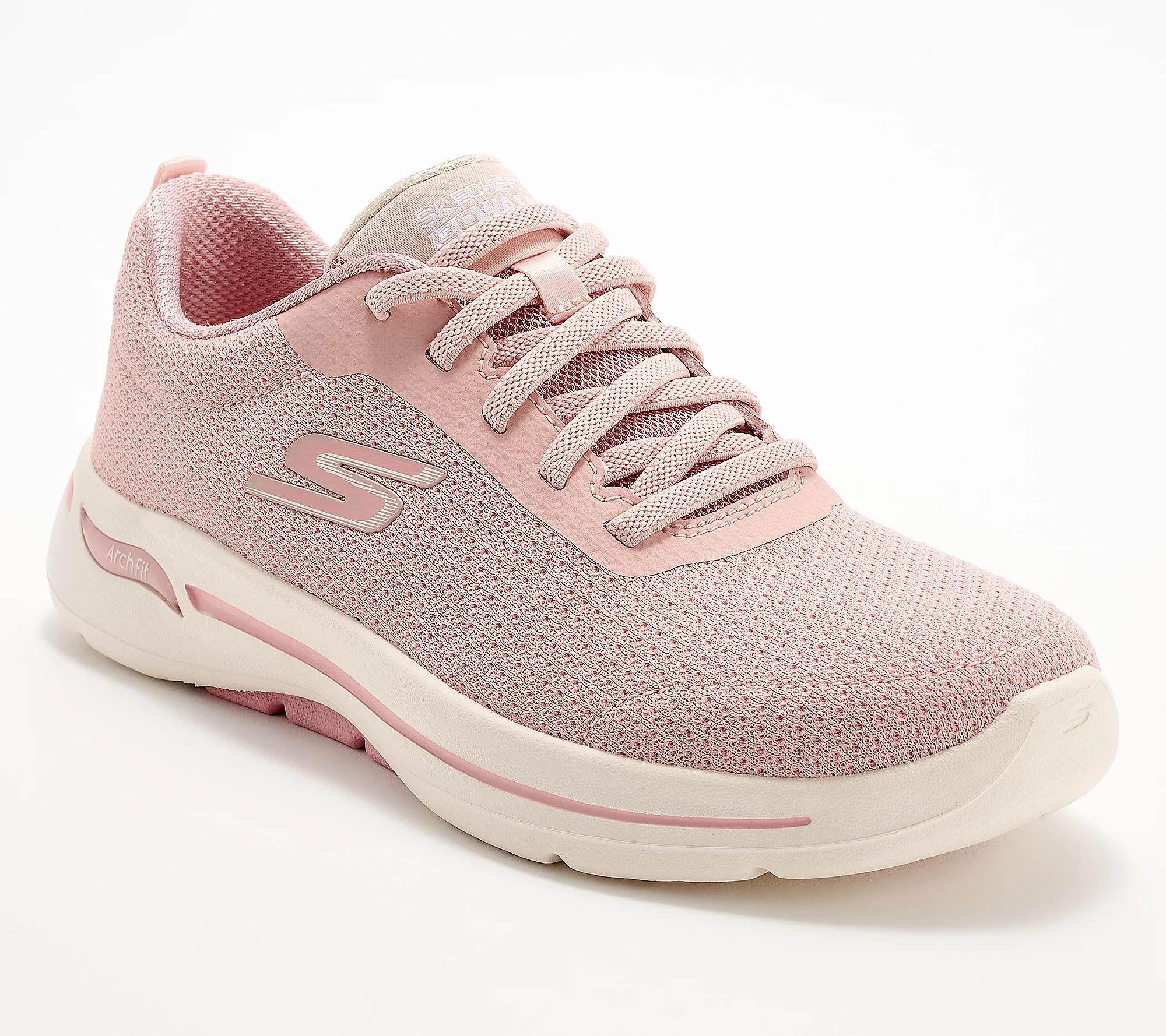 As Is Skecher GOWALK Arch Fit Washable Bungee Sneakers | QVC