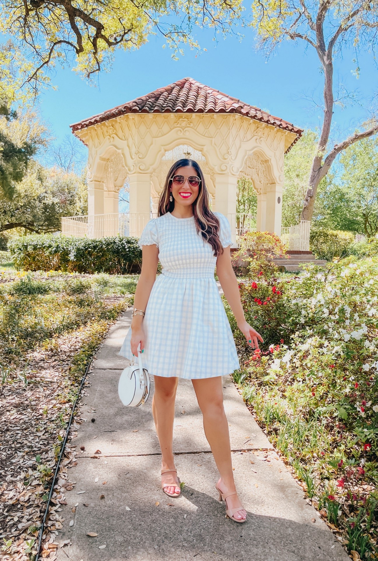 Smocked Spring Dress 👗 from Target Style! Blue plaid mini dress on sale 25% off. Fits true to size. 




#LTKootd #LTKSeasonal #LTKTravel
