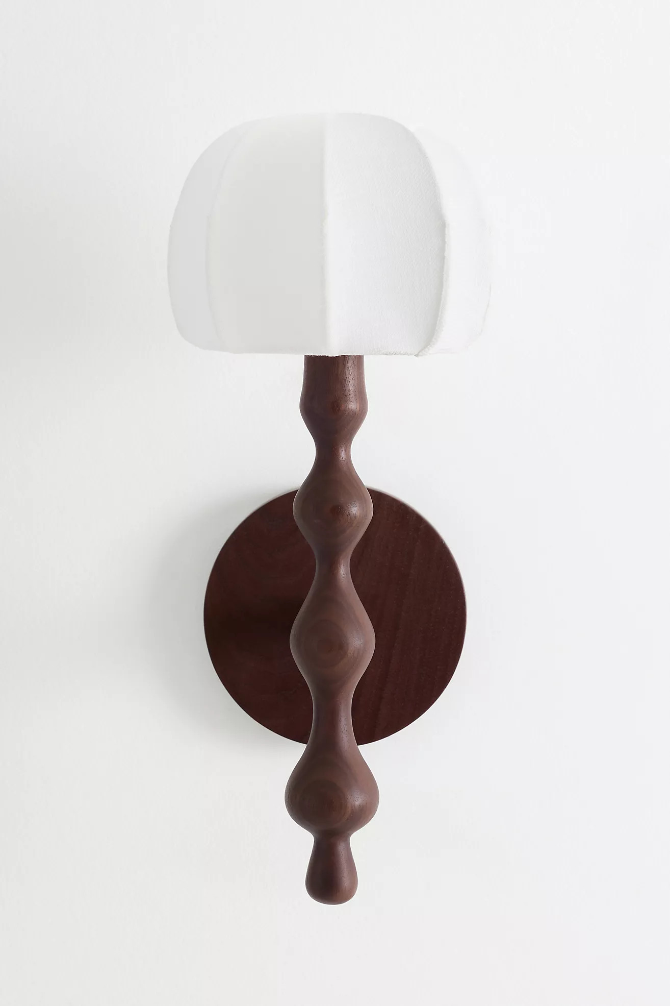 LALA Reimagined Wood Shaded Sconce Wall Light | Anthropologie (US)