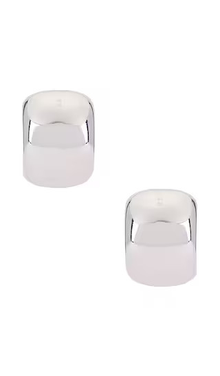 Devyn Hoop in Silver | Revolve Clothing (Global)