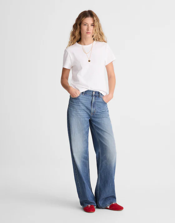 The Low-Slung Baggy Jean in Airy Denim | Madewell