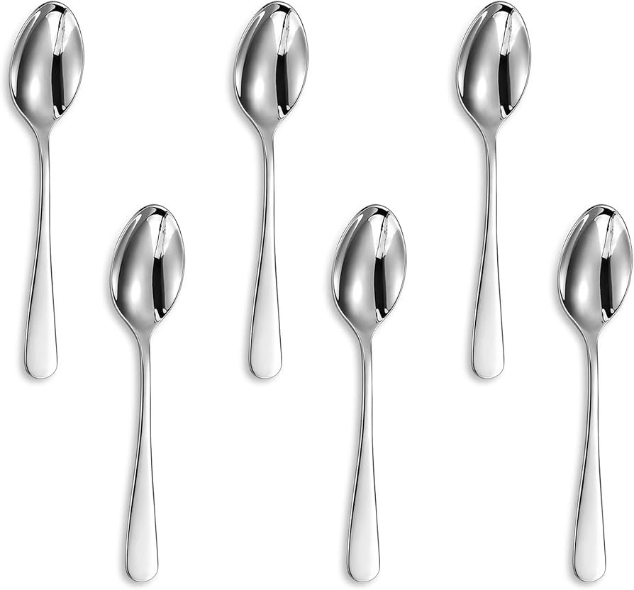 KEAWELL Premium Louise Demitasse Espresso Spoons, 18/10 Stainless Steel Mini Coffee Spoons, Dishw... | Amazon (US)