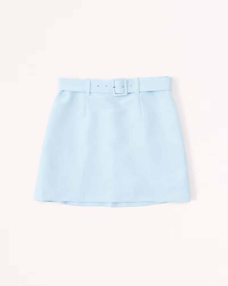Belted Mini Skort | Abercrombie & Fitch (US)