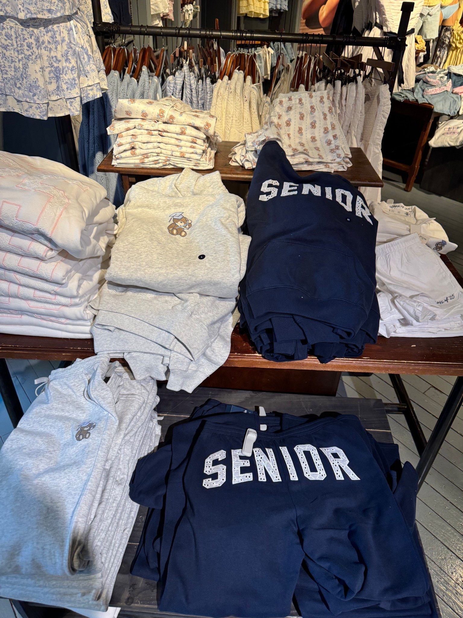 CLASS OF ‘25!! HOLLISTER HAS THE CUTEST STUFF OUT FOR SENIORS!! 
Hoodie: Large
Bottoms: Medium 
Sweatpants: Large

#LTKSeasonal #LTKStyleTip #LTKFindsUnder50