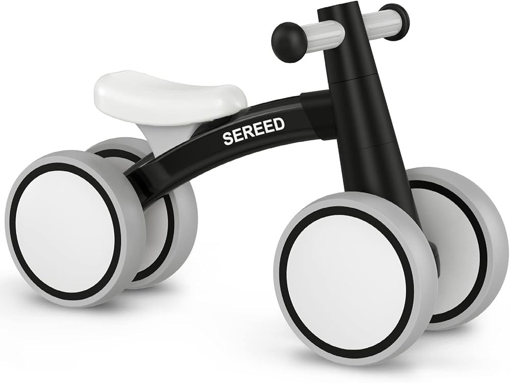 SEREED Baby Balance Bike for 1 Year Old Boys Girls 12-24 Month Toddler Balance Bike, 4 Wheels Tod... | Amazon (US)