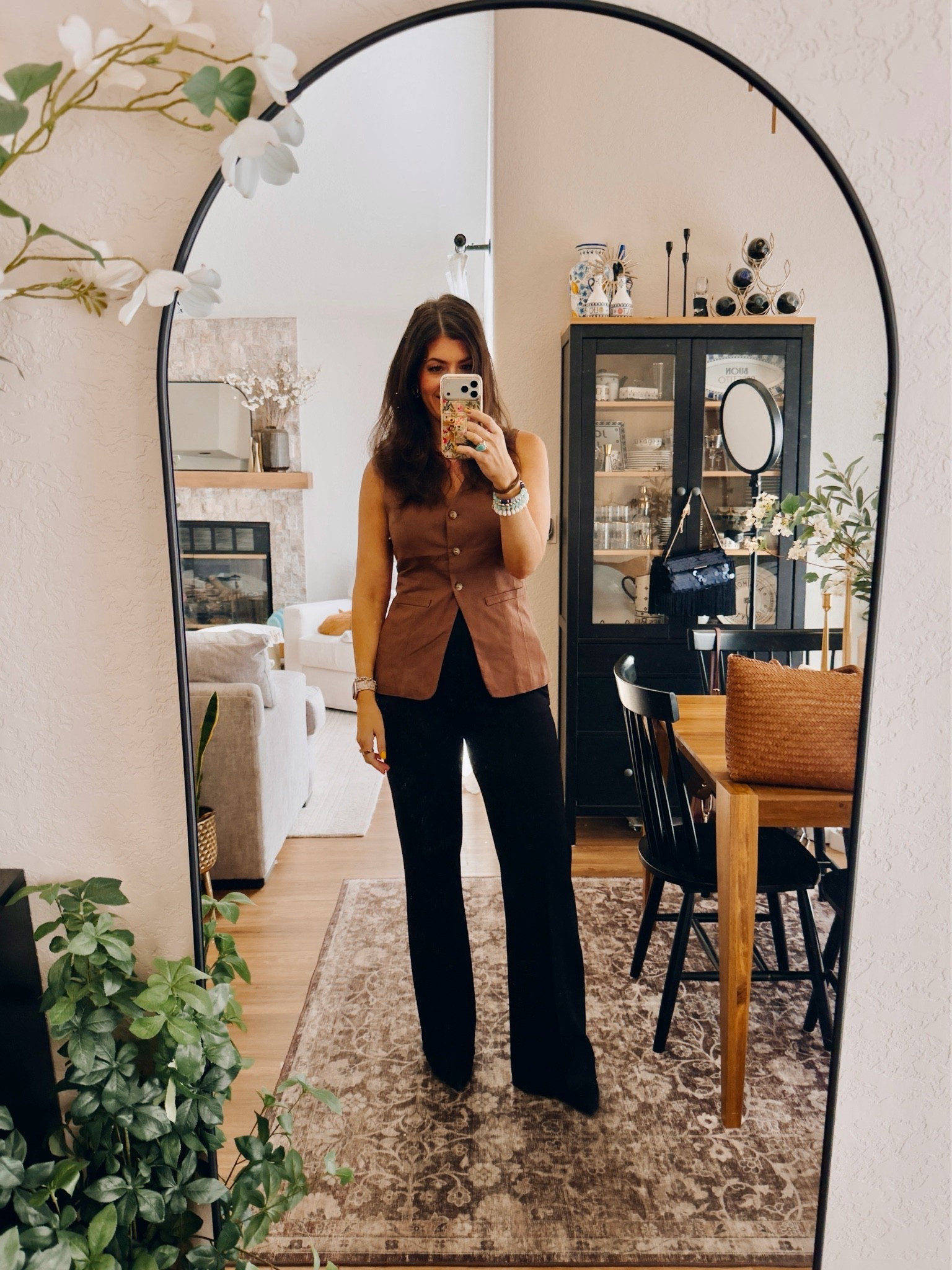 Work outfit on the day
In a medium vest and 8 pants

#LTKMidsize #LTKTall #LTKWorkwear
