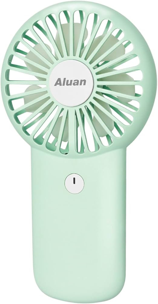 Aluan Handheld Fan Mini Portable Fan Powerful Personal Fans Speed Adjustable Battery Operated USB... | Amazon (US)