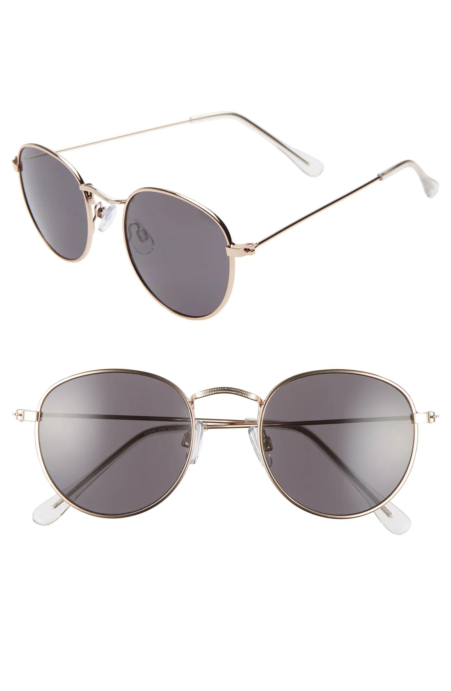 48mm Round Metal Sunglasses | Nordstrom