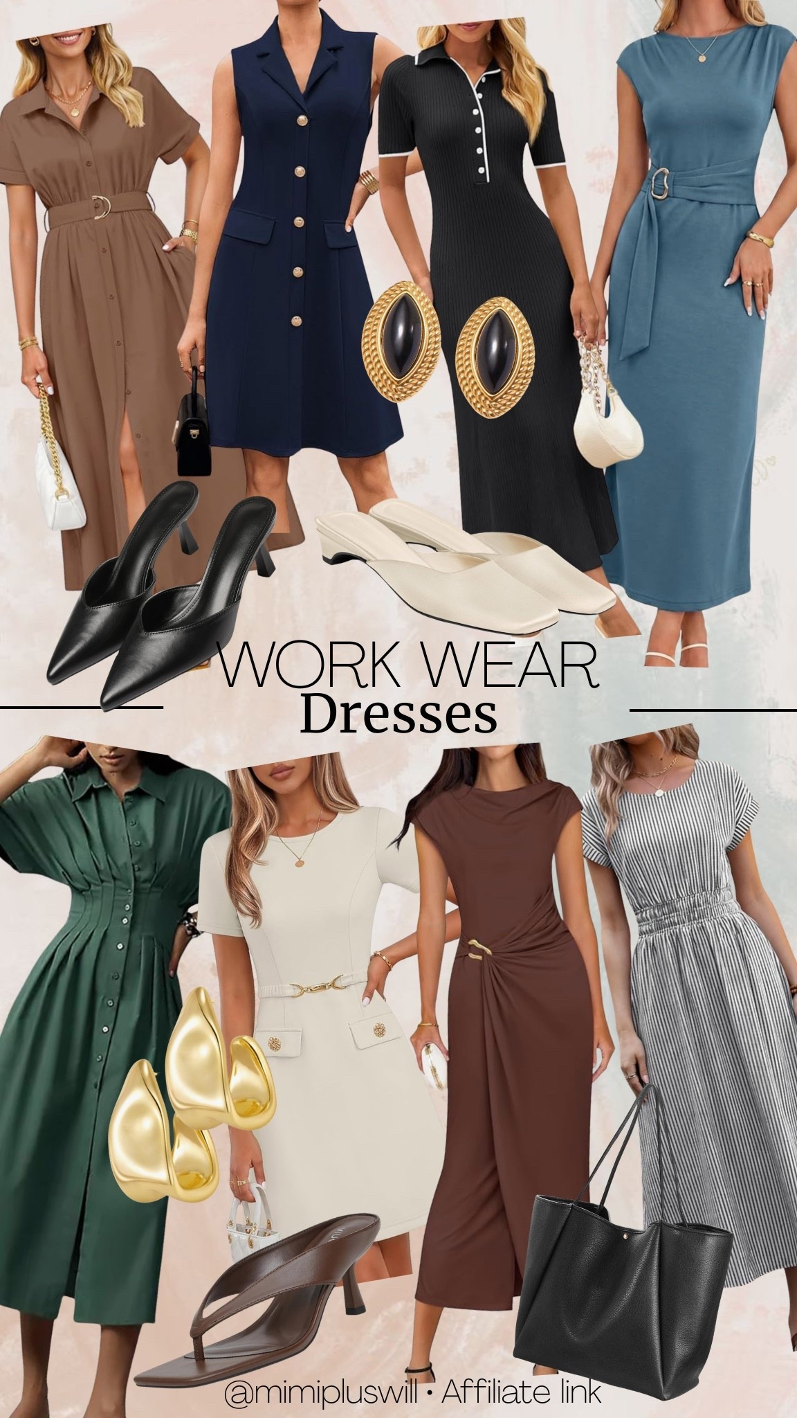 Work wear dresses from Amazon! Perfect for the office this summer!

Work | office chic | work outfit | office outfit | chic office outfit | petite | dress 
Follow @mimipluswill for more!

#LTKPetite #LTKWorkwear #LTKootd