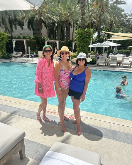 Swim 

I am here at the Lilly Pulitzer Pink Retreat and enjoying seeing everyone in their swim fashions! I wore my favorite 2 piece swimsuit yesterday with my go to cover-up! Swim top is a 4 and bottoms are an 8.  🦩🌴💖

#LTKBeauty
#LTKTravel

swimwear, swim, bikini, one piece swimsuit, vacation, travel, swim cover-up, cruise attire, Lilly Pulitzer, headband, sunhat, beachh




#LTKStyleTip #LTKSwim #LTKOver40