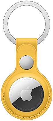 Apple AirTag Leather Key Ring - Meyer Lemon | Amazon (US)