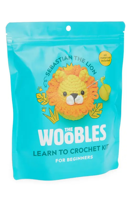 THE WOOBLES Lion Crochet Kit in Yellow at Nordstrom | Nordstrom