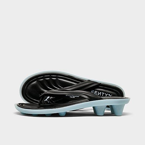 PUMA Women's FENTY x Cat Cleat Flip-Flop Sandals in Puma Black Size: 7.0 | Finish Line (US)